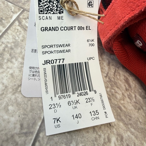 adidas Kids Red Sneakers - Picture 10 of 13